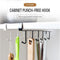 6-hook Punch-Free Cabinet Shelf Multiuse Hook Holder - Shop Home Essentials