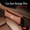 Premium Leather Soft Car Seat Storage box