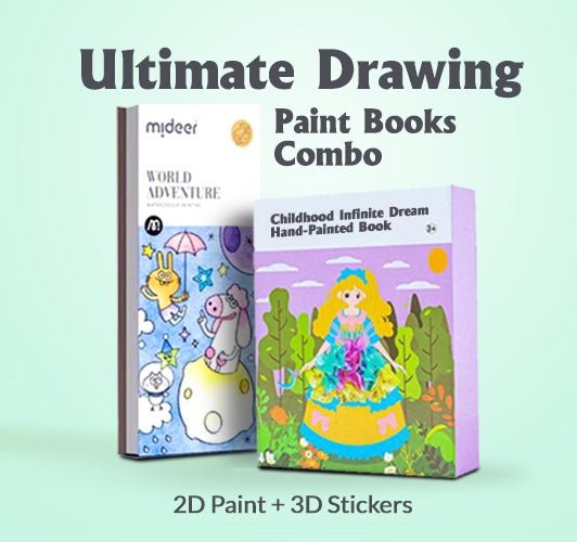 Childhood Infinite Dream Hand-Painted Book + Free Painting Book
