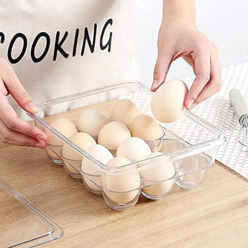 12 Grid Egg Tray with Lid - Shop Home Essentials