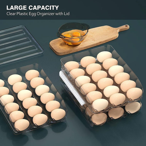 18 Grid Large Capacity Egg Holder - Shop Home Essentials