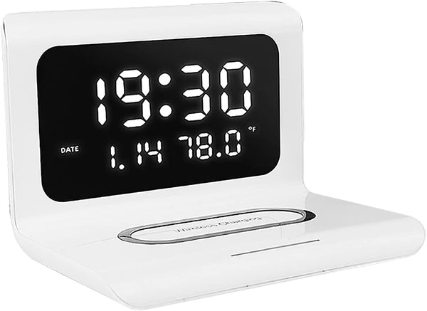 3 In 1 Multifunction Wireless Charging Clock - Shop Home Essentials