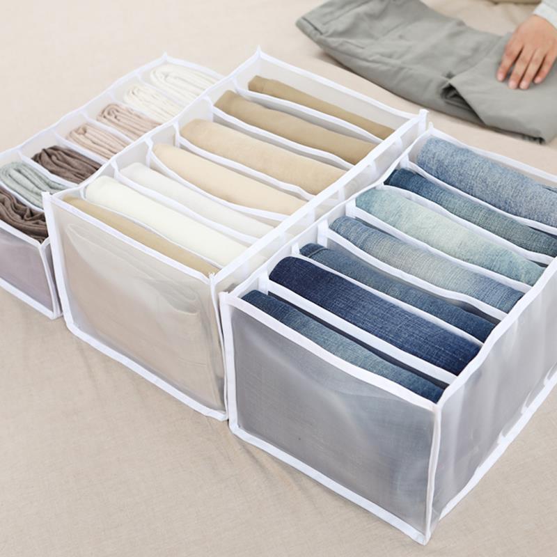 7 Compartment Transparent Clothes Storage Organiser 