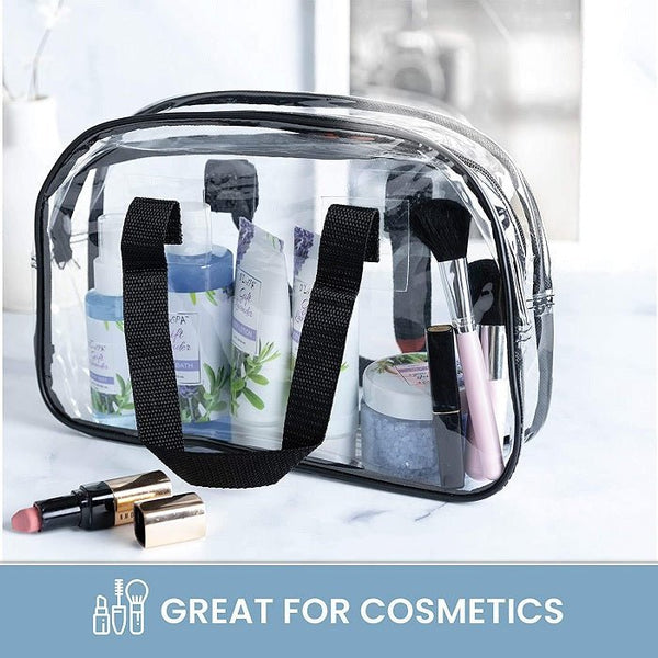 Cosmetic Transparent Handbag - Shop Home Essentials