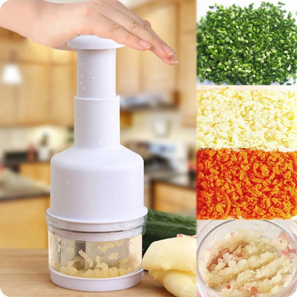 Multifunctional Stainless Steel Hand Press Food Chopper - Shop Home Essentials